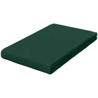 Pure Topper Baumwolle 140 x 200 - 160 x 220 cm green deep