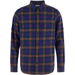Fjällräven Skog Relaxed Langarmhemd Dark Navy / Dark Violet S