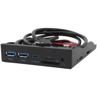 VBESTLIFE Diskettenleser, USB3.2 GEN1 Typ-C-Diskettenlaufwerk-Panel, 3,5-Zoll-externes USB-Typ-C-Diskettenlaufwerk für PC, Desktop, für XP 7 8 10 11 2003 für Linux