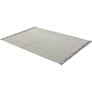 SCHÖNER WOHNEN-Kollektion Teppich "Insula" rechteckig 6 mm Höhe natürliche Wolle/Baumwolle, Wohnzimmer, Schlafzimmer, warmes Raumklima, grau