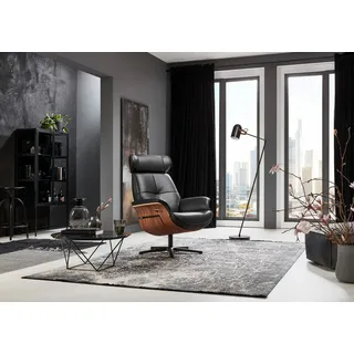 Hukla Fernsehsessel HU-CP20057 Kaltschaum 74 x 108 x 86 cm schwarz mit Memory-Return-Funktion, einstellbare Kopfstütze und Rückenlehne