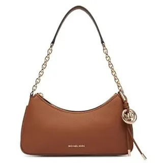 Michael Kors NOLITA Mittlere Clutch aus genarbtem Leder mit Kette