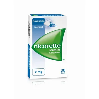 Nicorette nicorette® Kaugummi icemint 2mg 30 St 30 St Kaugummi