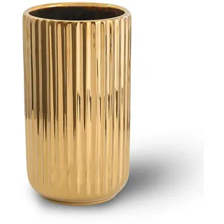 22CM Gold Vase Keramik Vasen Blumenvase Deko Dekoration