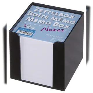 KÖNIG & EBHARDT Zettelbox 9,5 x 9,5 x 9,5 cm Schwarz 700 St.