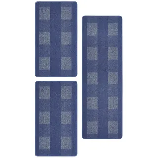 andiamo Teppich Dalia, Hellblau, 3 teiliges Set
