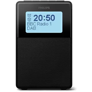 Philips Radioswecker IPX4 Schwarz