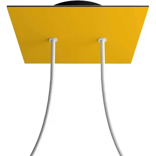 Creative Cables Krovnq202f113 Rose-one Quadratisches Senfgelbes Rosen-set - Multicolor - 200 mm