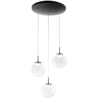 Fabas Luce 3770-47-372 Ariel Pendelleuchten 21W, transparent/Tropfen