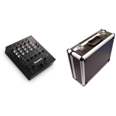 Numark M6 USB - 4-Kanal DJ-Mixer mit integriertem Audio Interface & PeakTech P 7300 7300 – Universal Koffer für Messgeräte, Robuster Tragekoffer