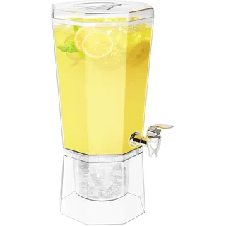 Lifewit 4L Getränkespender mit Zapfhahn, Kunststoff Beverage Dispenser
