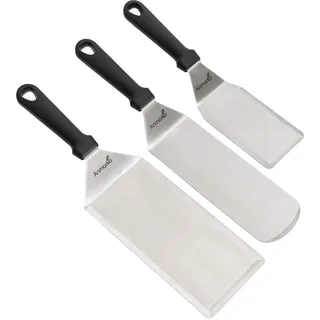 Anmarko Pfannenheber- / Pfannenwender-Profi-Set, aus Edelstahl, ideal für Pfannkuchen / Grillpfanne / Kochen auf flachen Oberflächen #1 3-piece set