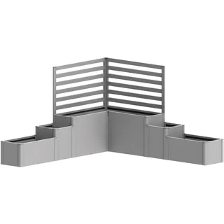 Biohort DaVinci 299,5 x 168 x 299,5 cm Silber