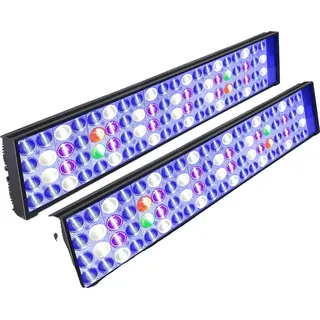 WiFi LED Aquariumbeleuchtung, Vollspektrum, 100 W Leistung,Für 110cm-140cm, EU-Stecker