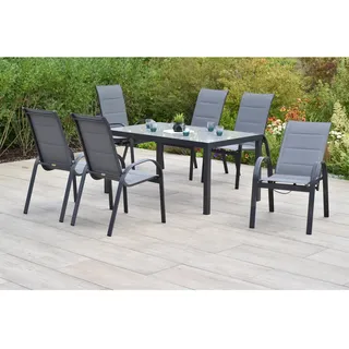 Merxx Amalfi Set 7-tlg. Grau/Silber