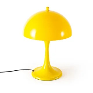 BARCELONA LED Tischlampe MART - 3 x G9, Modern mit Acryl-Transparenzschirm, Sanftes und Angenehmes Licht, Ideal für Wohnzimmer, Schlafzimmer, Büro und Esszimmer, gelb