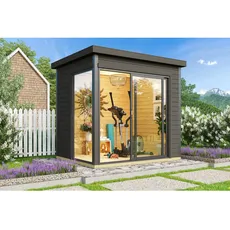 Bild Domeo Mini Gartenhaus carbongrau (41532)