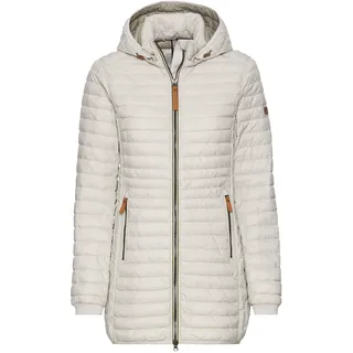 camel active Damen Steppjacke aus recyceltem Polyamid Perlweiß, womenswear-48