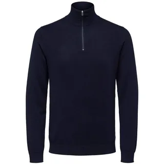 Selected Homme Male Strickpullover Half-Zip | Knitted Jumper