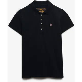 Superdry Poloshirt "HERITAGE SLIM FIT POLO" mit klassischem Polokragen, aus Baumwollmischung, in Single Jersey, eclipse navy