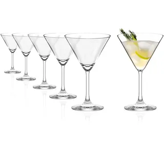 Stölzle Lausitz Cocktailschalen Professional 250 ml / 6er Set Martini Gläser/Aperitifgläser/Cosmopolitan Gläser spülmaschinenfest und stoßfest