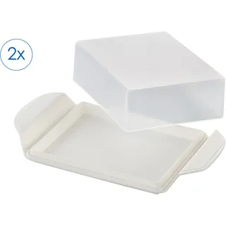 RUCO "mit Deckel, 2er Set", Butterglocke 250 g, Made in Germany,