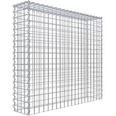 Bild Gabione, silbergrau, Maschenweite 5 cm x 5 cm,