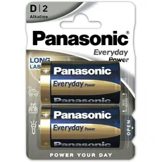 Bild D Mono Everyday Power 1,5V Batterie 2er Blister
