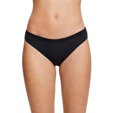 ESPRIT Damen MICRO LACEBAND RCS Brief Slip, BLACK, 38