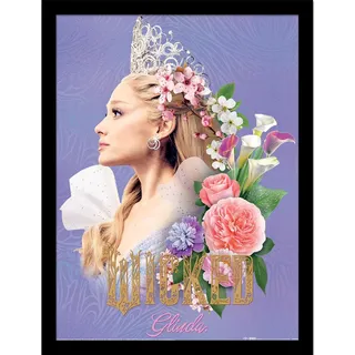 Pyramid International Offizieller Wicked 2 Sammlerdruck – (Glinda Flowers) | Premium dekorative Kunst für Theaterliebhaber und Sammler | 30 cm x 40 cm gerahmtes Poster