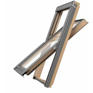 VELUX Gruppe Dachfenster RoofLite Holz SLIM und Eindeckrahmen
