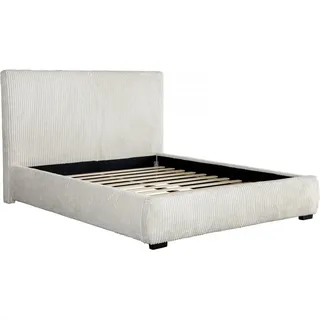 Habitat et Jardin Doppelbett aus Cord montana - 180 x 200 cm - beige - Beige