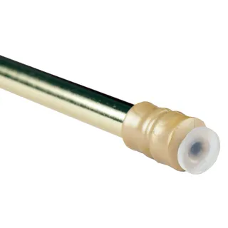 bc-agentur Gardinenstange zum Klemmen, Gold, ausziehbar 40 - 60 cm, - Gold