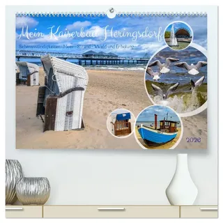 Mein Kaiserbad Heringsdorf (hochwertiger Premium Wandkalender 2026 DIN A2 quer), Kunstdruck in Hochglanz: Warum mein Heringsdorf der perfekte Ferienort an der Ostsee ist? (CALVENDO Orte)