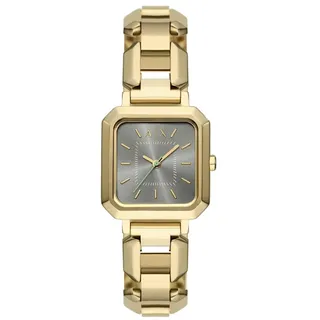 Armani Exchange Watch for Women, Quarz Dreizeigeruhrwerk und 27 mm Gehäusegröße mit Edelstahlarmband