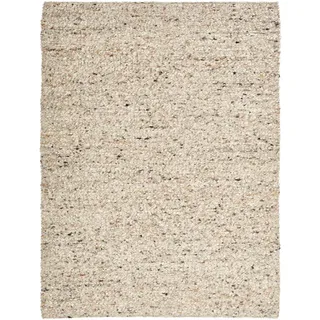 Linea Natura Handwebteppich , Naturfarben , Textil , Uni , rechteckig , 170x230 cm , Textiles Vertrauen - Oeko-Tex® , für Fußbodenheizung geeignet, beidseitig verwendbar, in verschiedenen Größen erhältlich , Teppiche und Böden, Teppiche, Schafwollteppiche