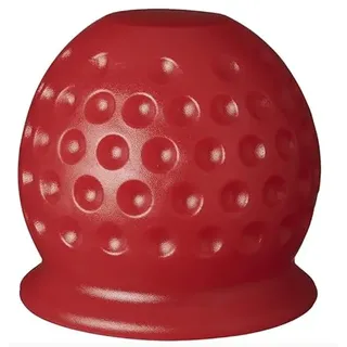 Anhängerkupplung Abdeckung, 50 mm Gummi/Kunststoff Anhängerkupplung Schutzkappe Anhängerkupplung Kugelkopf für Anhänger PKW LKW RV (Golfball rot)
