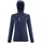 III Kapuzenfleece Damen Weiß M