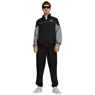 Puma Woven Colorblock Suit Trainingsanzug Schwarz XXL