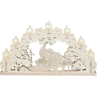 Saico Original 3D-Lichterbogen, 52x30x4,5cm, 7-flammig