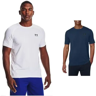 Under Armour Herren Tech, atmungsaktives Poloshirt & Herren Sportstyle Left Chest, Komfortables T-Shirt für Männer mit Logo auf der linken Brust, Sportshirt mit loser Passform