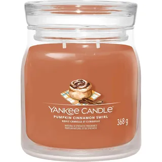 Yankee Candle Pumpkin Cinnamon Swirl Duftkerze 368 g braun