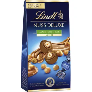 Lindt Nuss Deluxe Ganze Haselnuss Drink Beutel 98g