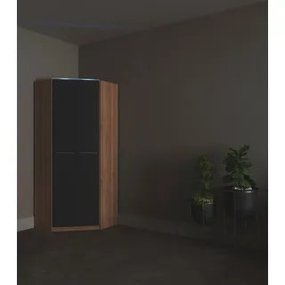 Priess Eckschrank Barcelona 78 x 193 x 78 cm Braun