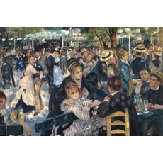 Grafika Kids Auguste Renoir : Bal du Moulin de la Galette, 1876 12 Teile Puzzle Grafika-F-30885