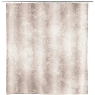 Schöner Wohnen Duschvorhang Londa 180 x 200 cm braun, weiß