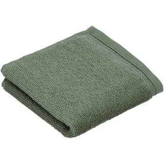 Vossen Gästehandtücher »Detox Time« Waffelpiqué Bordüren, grün
