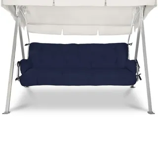 Beautissu Hollywoodschaukelauflage 180 x 50 x 8 cm blau 2-tlg.