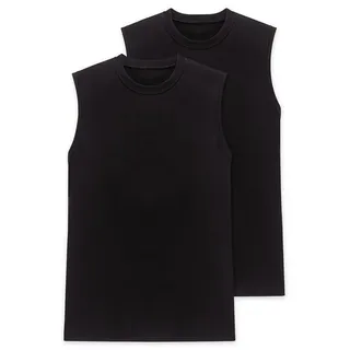 SCHIESSER Unterhemd | Tanktop Essentials in Schwarz | Gr.: XL