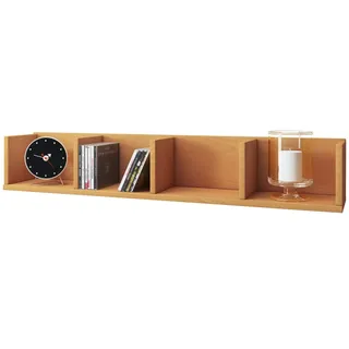 VCM Wandregal Honsa 97 x 17 x 15 cm Braun
